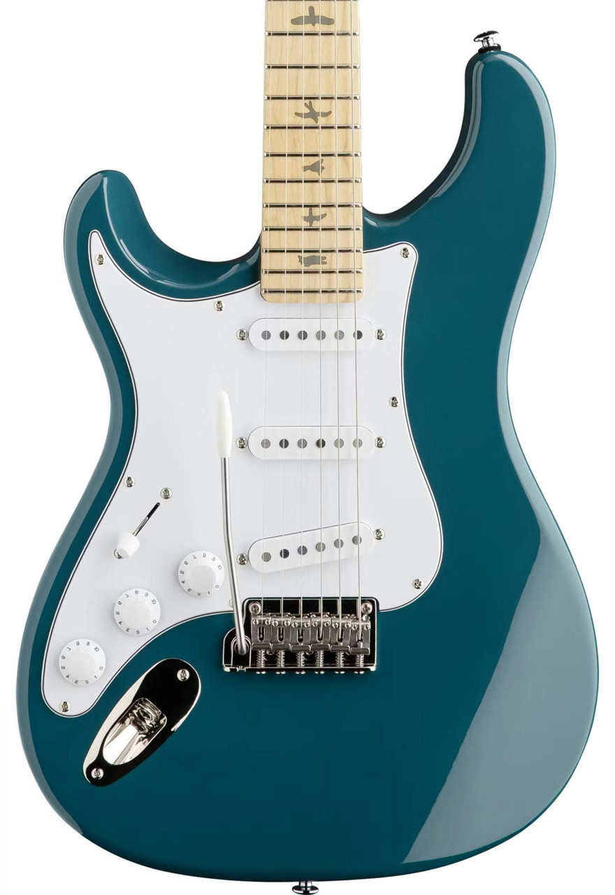PRS SE John Mayer Silver Sky Left Handed Nylon Blue Maple Fingerboard PRS SE John Mayer Silver Sky Left Handed Nylon Blue Maple Fingerboard