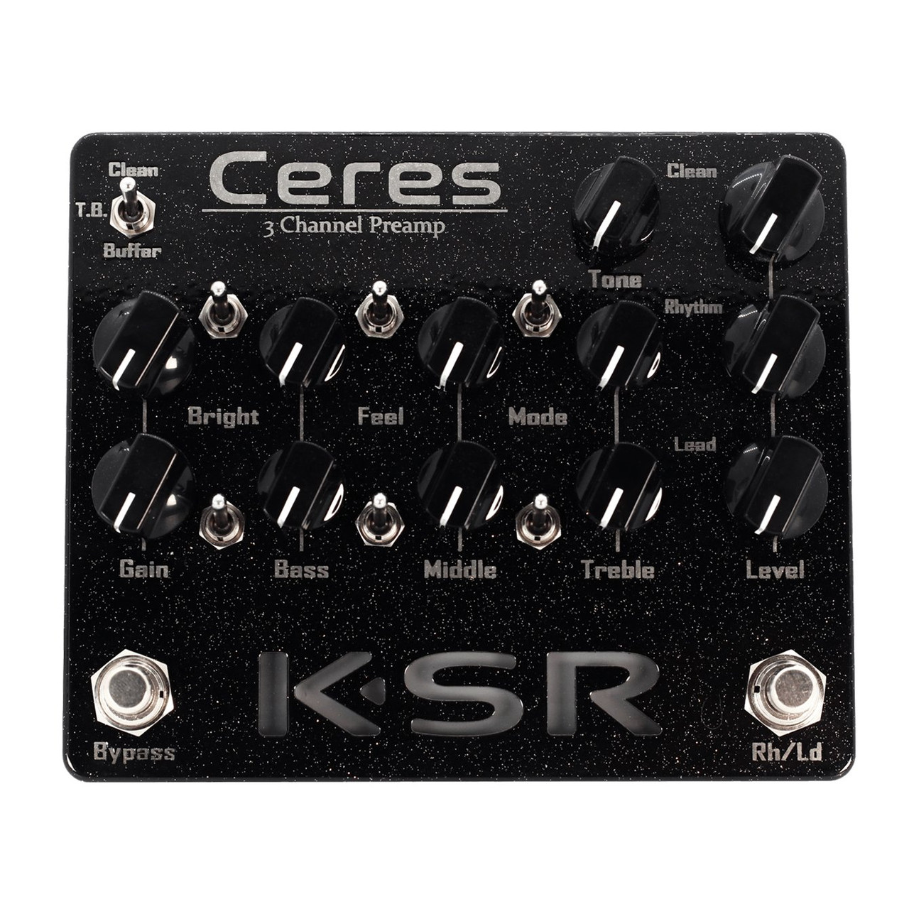 KSR Ceres 3 Channel High-Gain Preamp Pedal KSR Ceres 3 Channel High-Gain Preamp Pedal