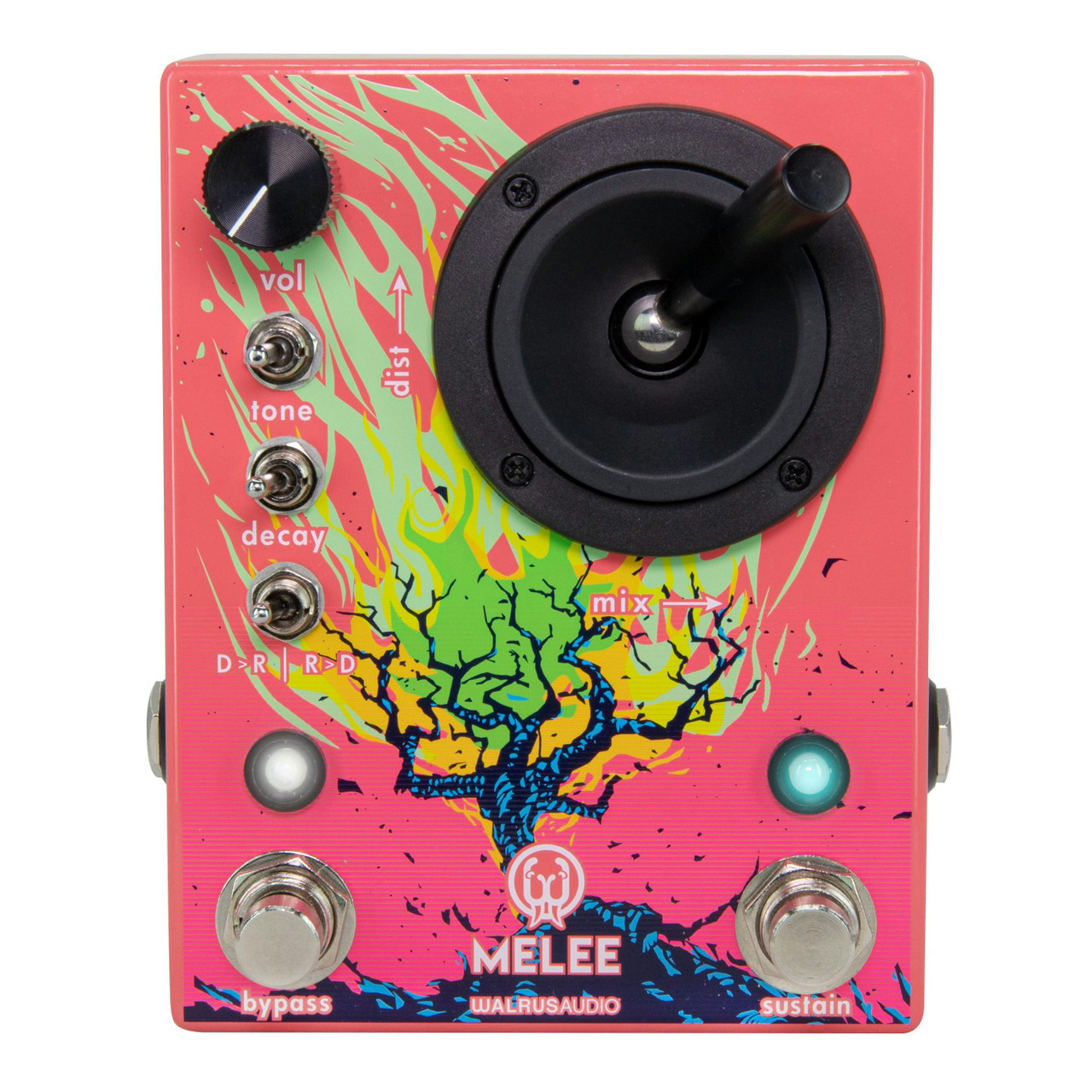 Walrus Audio Melee Reverb & Distortion Pedal Walrus Audio Melee Reverb & Distortion Pedal