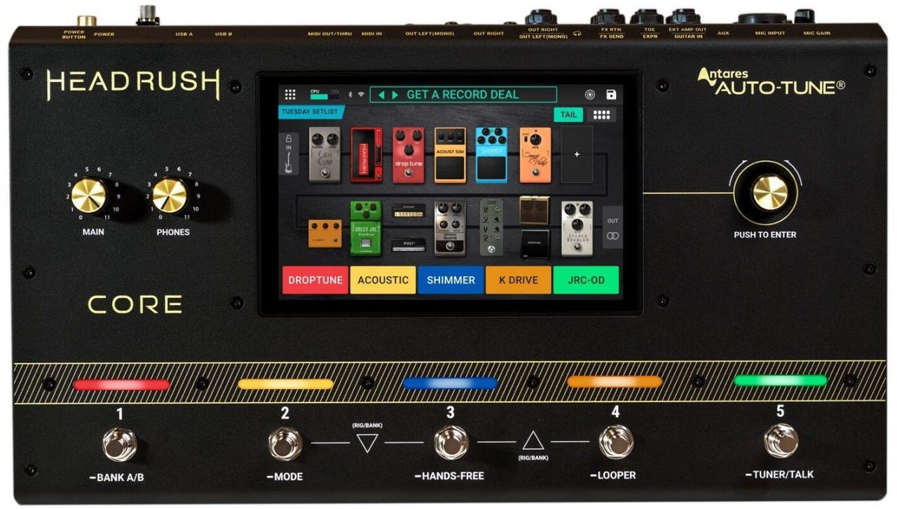 HeadRush Core Guitar FX Amp Modeler and Vocal Processor HeadRush Core Guitar FX Amp Modeler and Vocal Processor