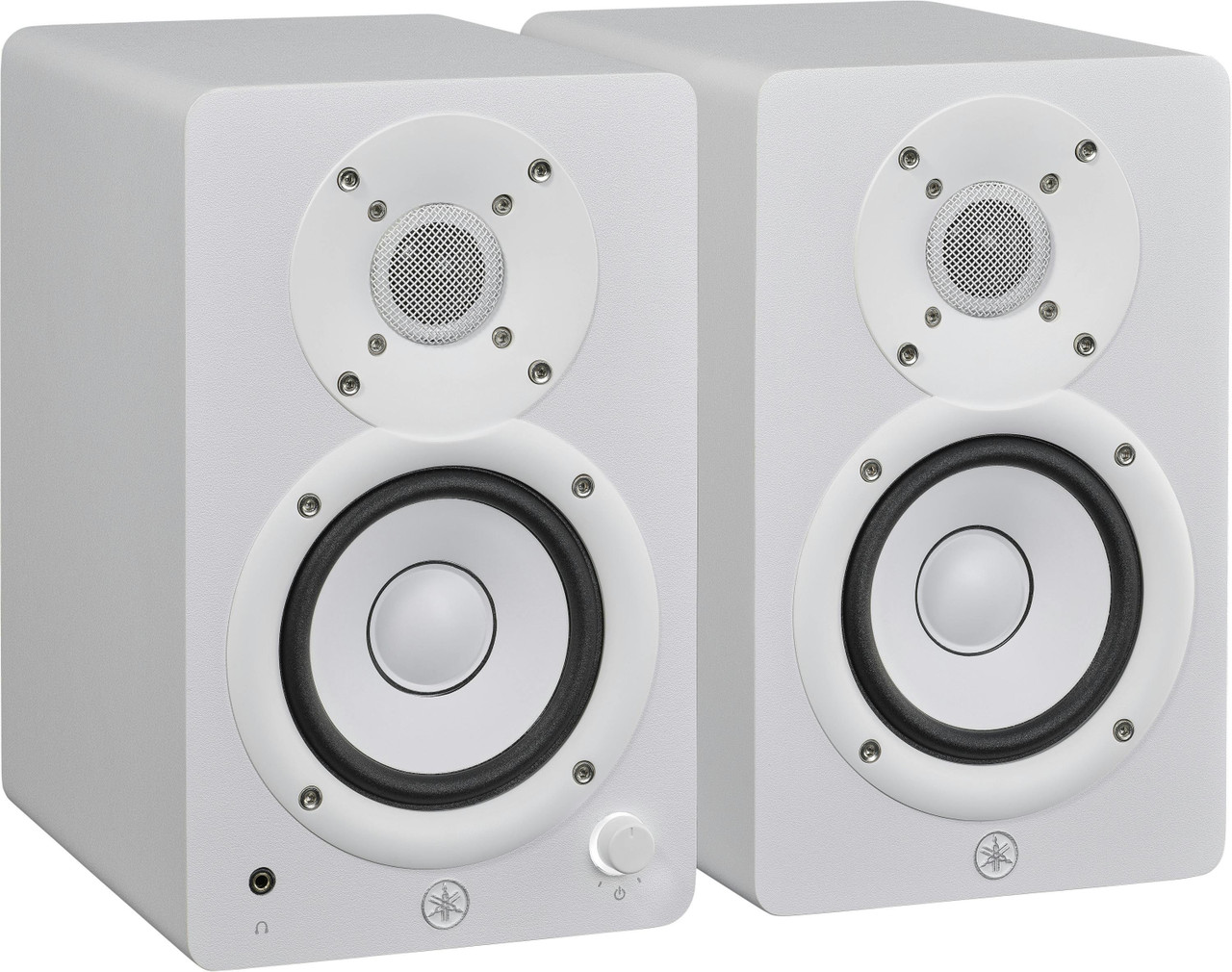 Yamaha HS4 Studio Monitors in White