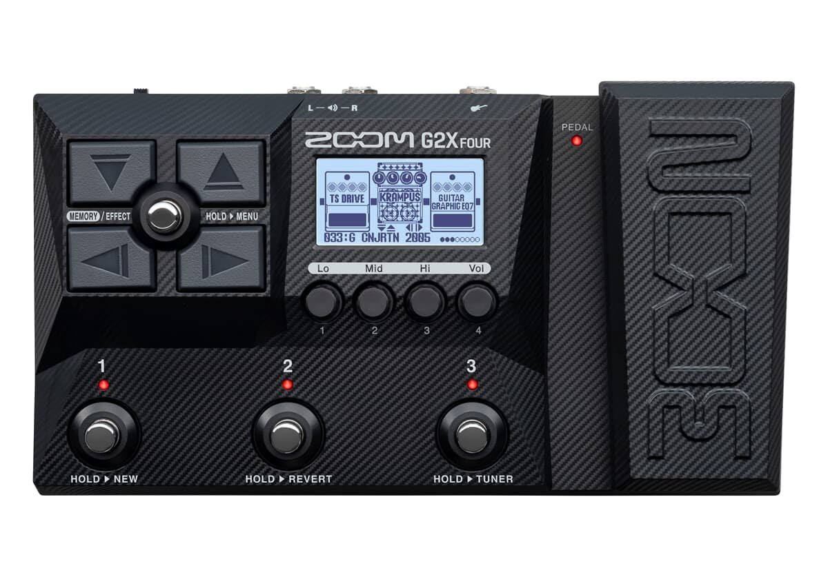 Zoom G2X Four Guitar Multi-FX Processor Pedal Zoom G2X Four Guitar Multi-FX Processor Pedal