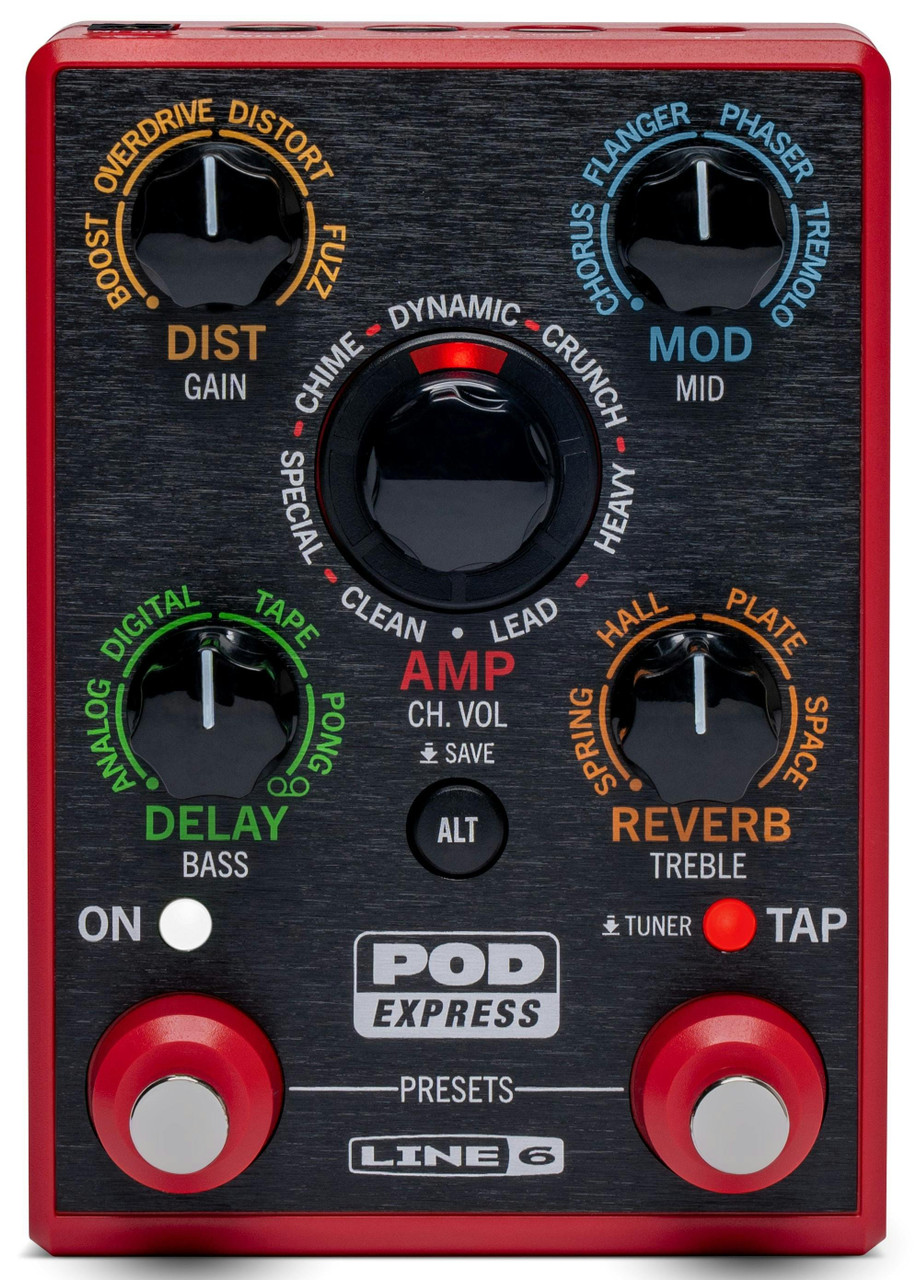 Line 6 FBV Express MkII USB Guitar Effects Footswitch - Andertons