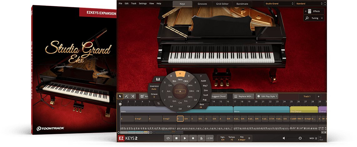 Toontrack Studio Grand EKX for EZkeys
