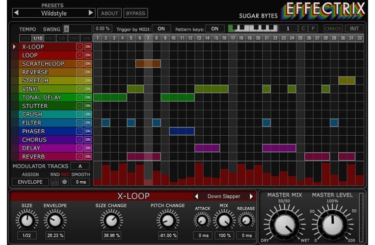 Sugar Bytes Effectrix Multi Effects Sequencer Plugin