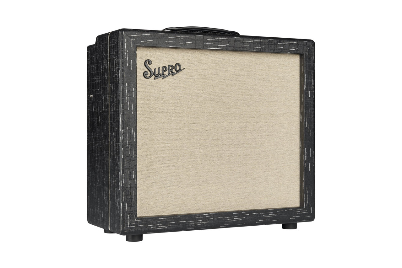 Supro Royale 50 Watt 1x12 Valve Combo Amp in Black Scandia Supro Royale 50 Watt 1x12 Valve Combo Amp in Black Scandia