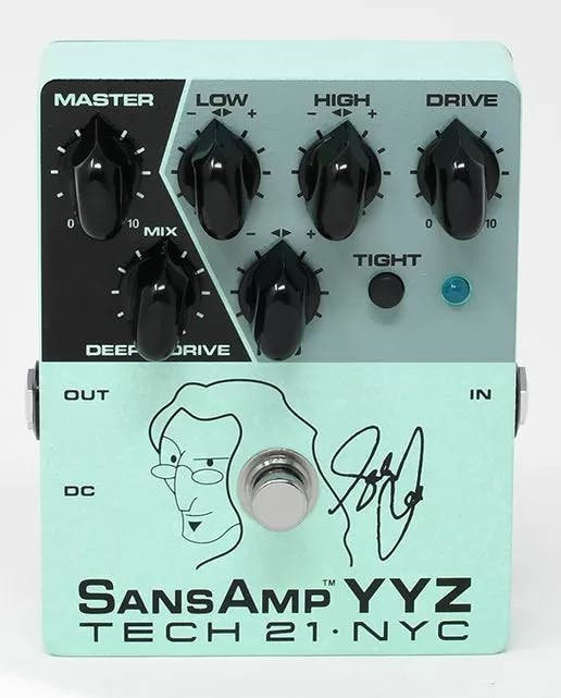 Tech 21 YYZ Geddy Lee Signature SansAmp YYZ Pedal Tech 21 YYZ Geddy Lee Signature SansAmp YYZ Pedal
