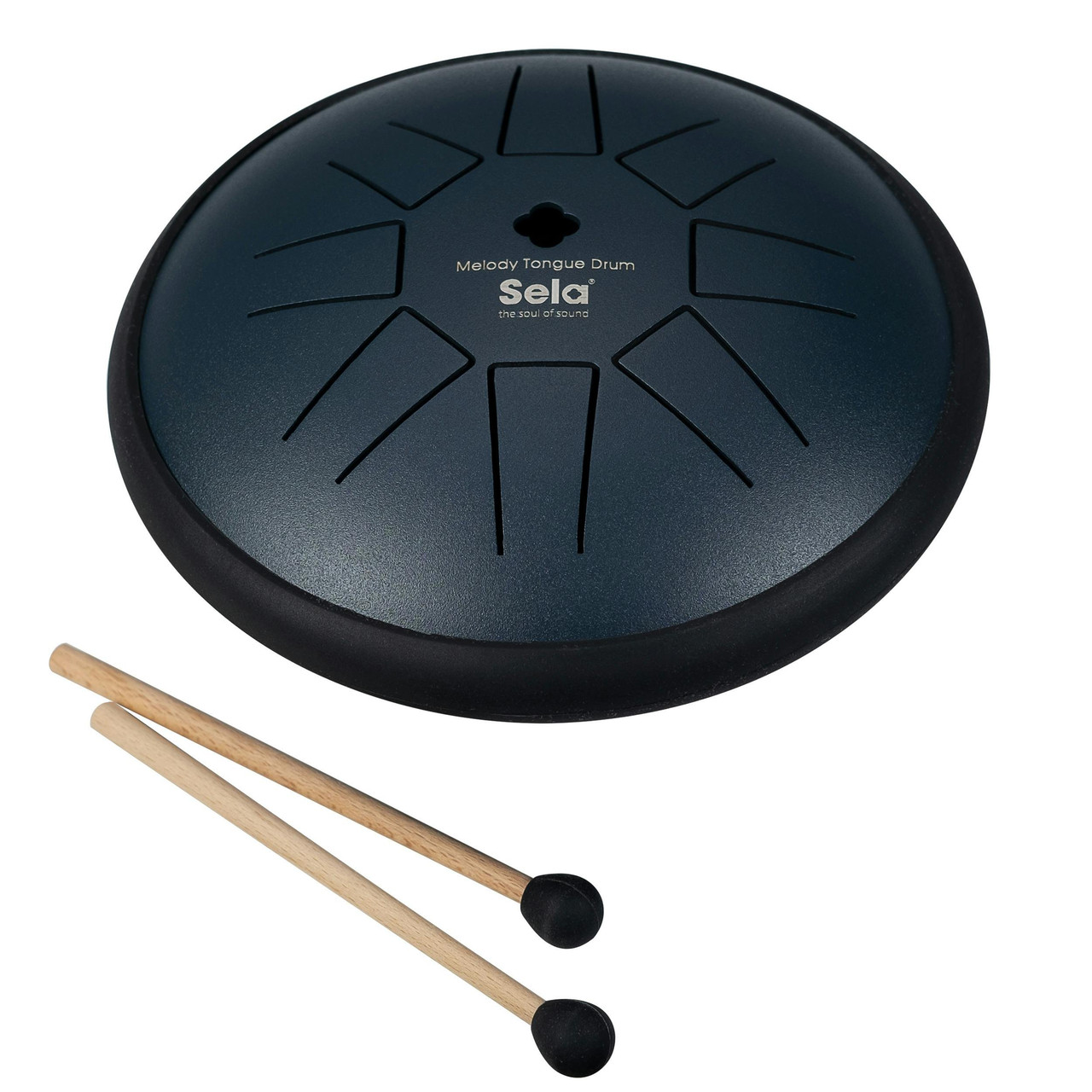 Sela Melody Tongue Drum 6in D Maj Blue Sela Melody Tongue Drum 6in D Maj Blue