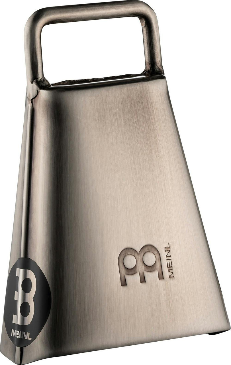 Meinl 4 1/2in Handheld Cowbell Hand Brushed Steel Finish