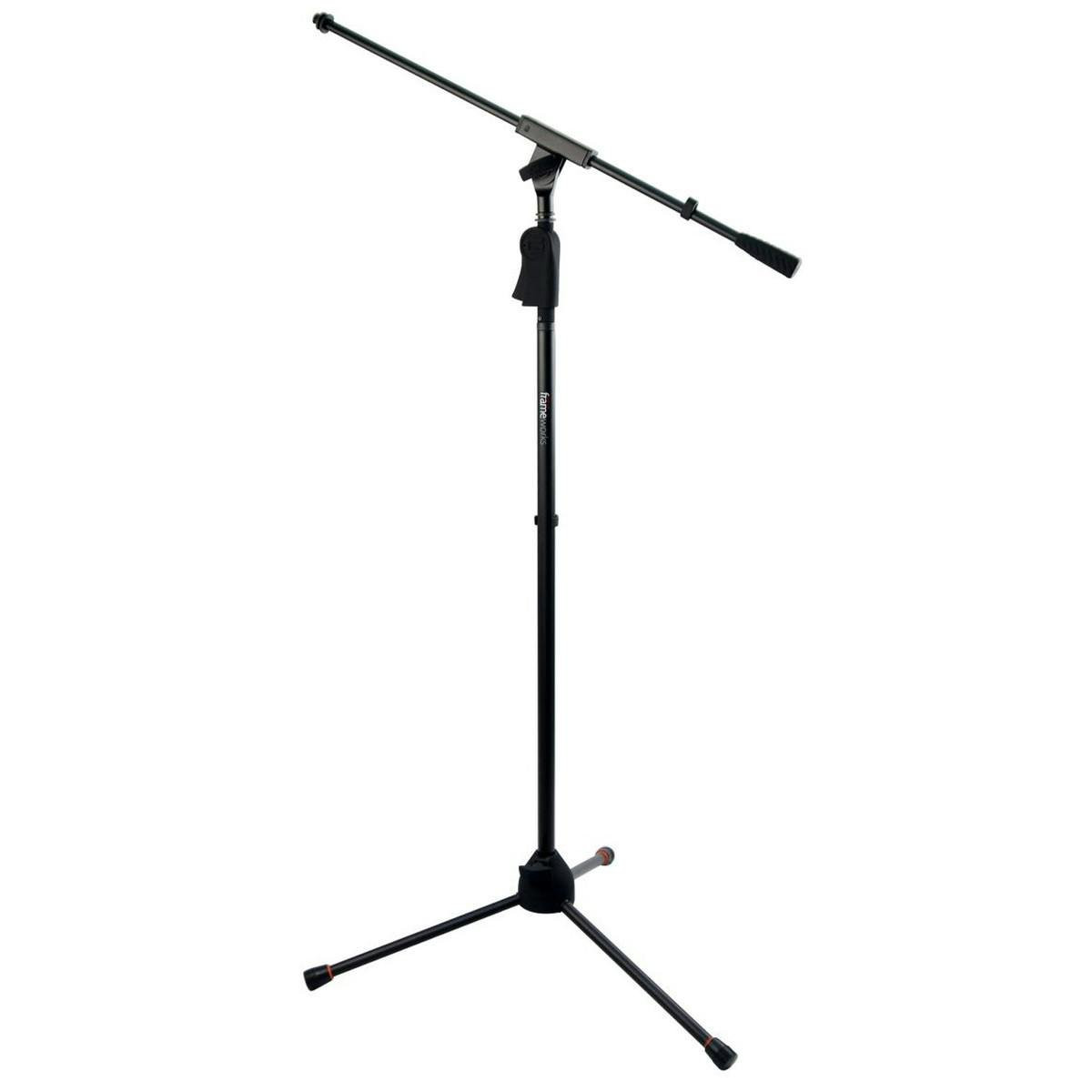 Frameworks GFW-MIC-2110 Deluxe Tripod Mic Stand With Single Section Boom Frameworks GFW-MIC-2110 Deluxe Tripod Mic Stand With Single Section Boom