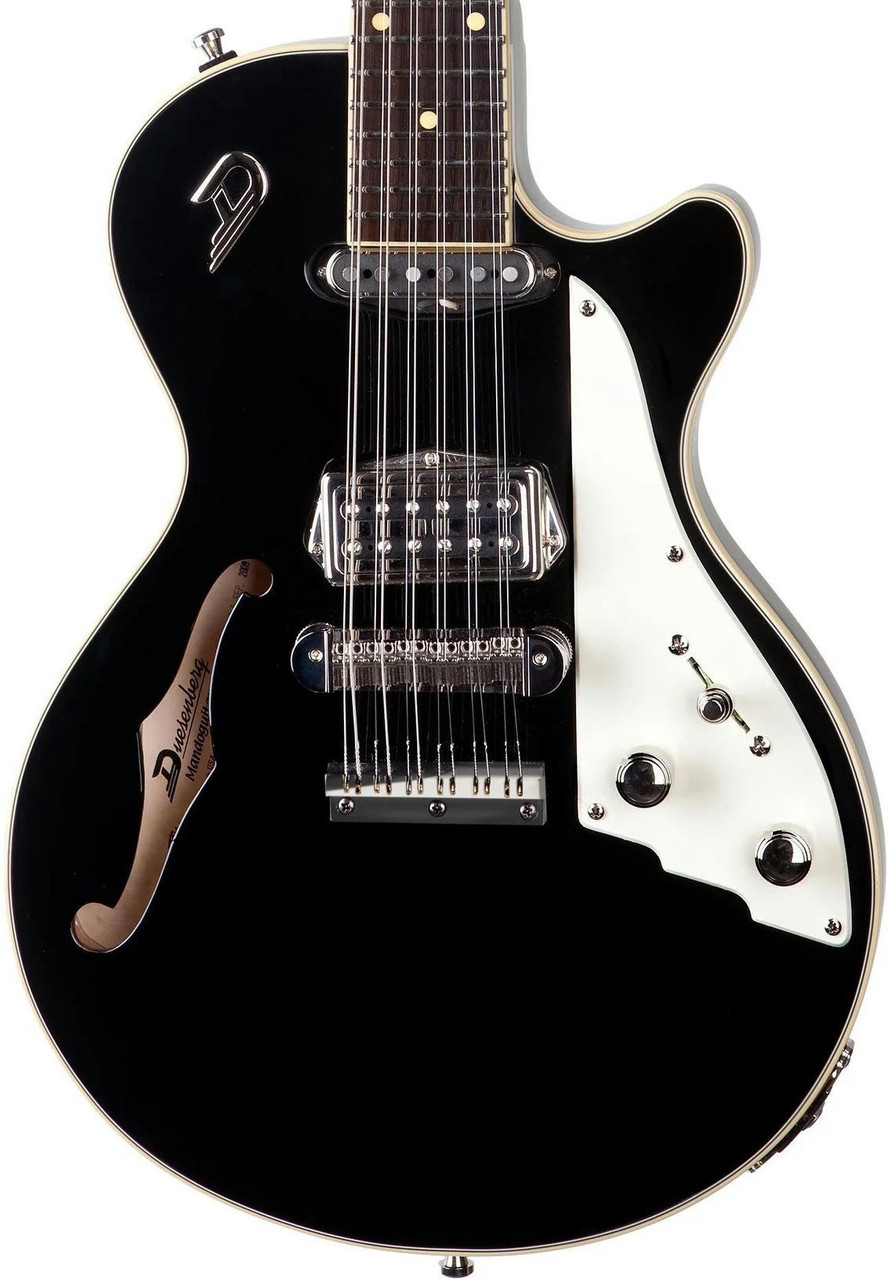 Duesenberg Mando 12-String Semi-Hollow Electric Mando Guitar in Black