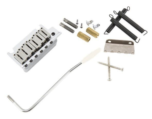 American Series Stratocaster (86-07) Tremolo Bridge Assembly in Chrome American Series Stratocaster (86-07) Tremolo Bridge Assembly in Chrome