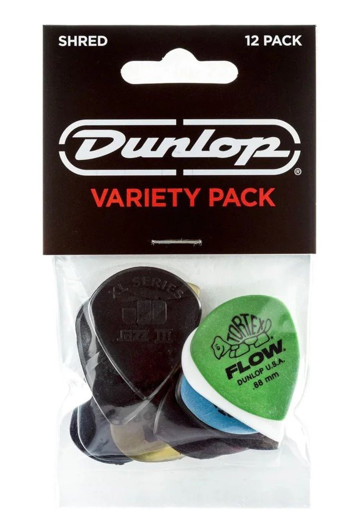 Dunlop Variety - Shred - Player Pack 12 Dunlop Variety - Shred - Player Pack 12