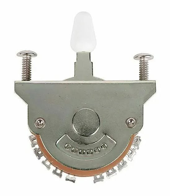 Boston Guitar Parts Lever Switch 3-Way, Vintage USA, 1 5/8 Inch Spacing, No Cap Boston Guitar Parts Lever Switch 3-Way, Vintage USA, 1 5/8 Inch Spacing, No Cap
