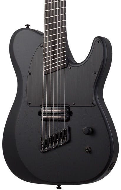 Schecter PT-7 MS Black Ops 7 String in Satin Black Open Pore