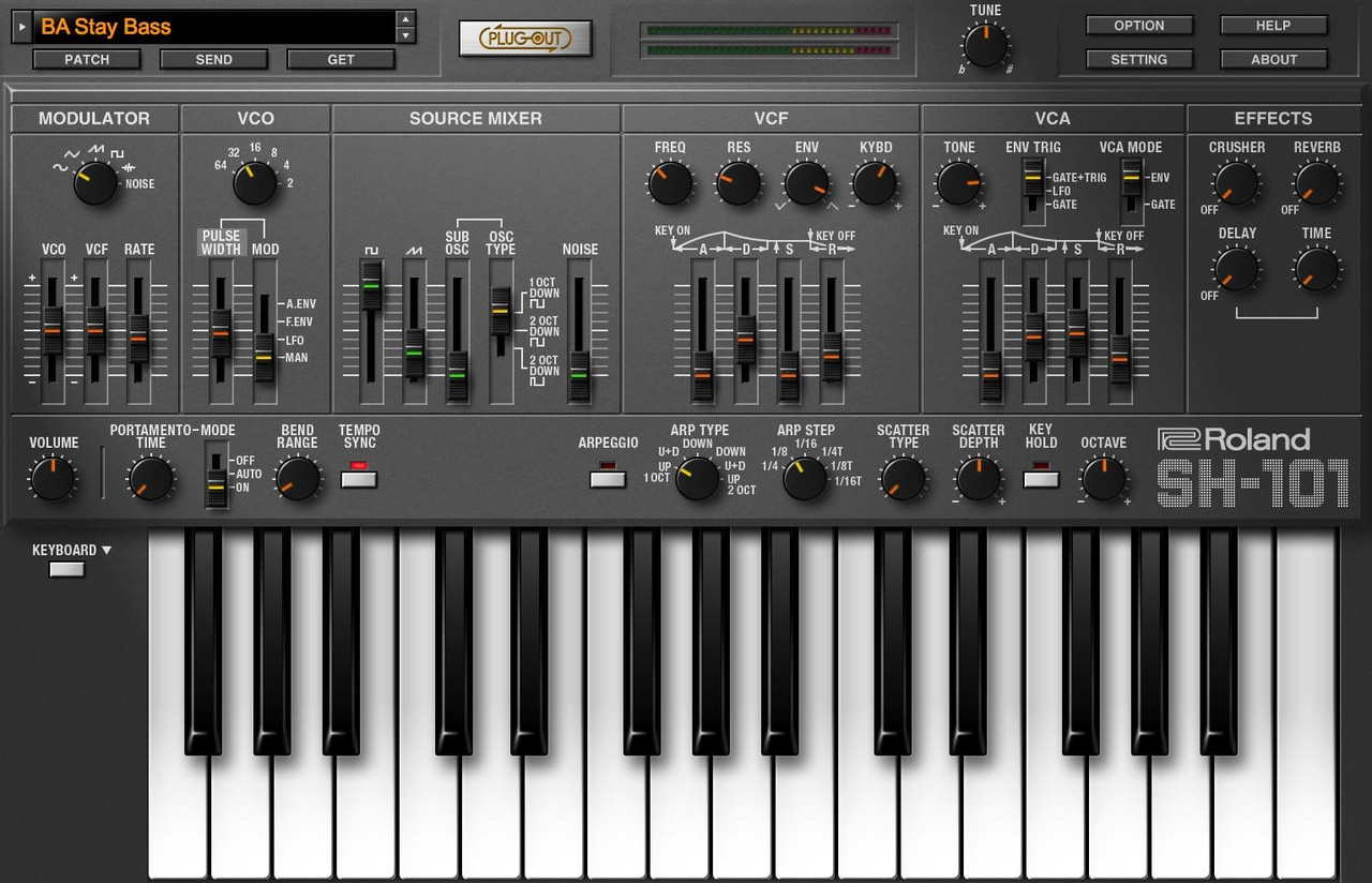 Roland Cloud SH-101 Virtual Instrument Plugin - Lifetime Key