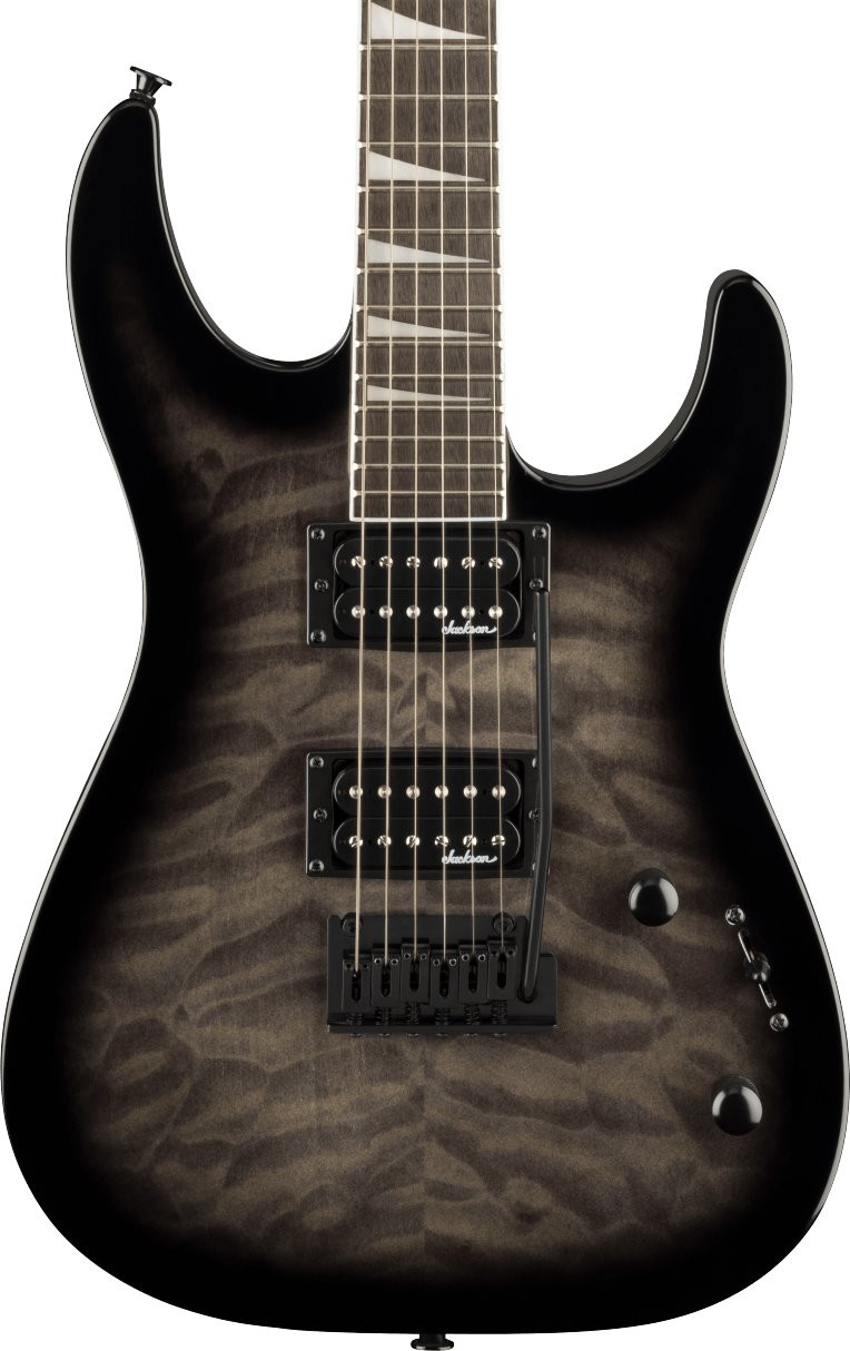 Jackson JS Series Dinky JS20 2PT in Transparent Black Burst