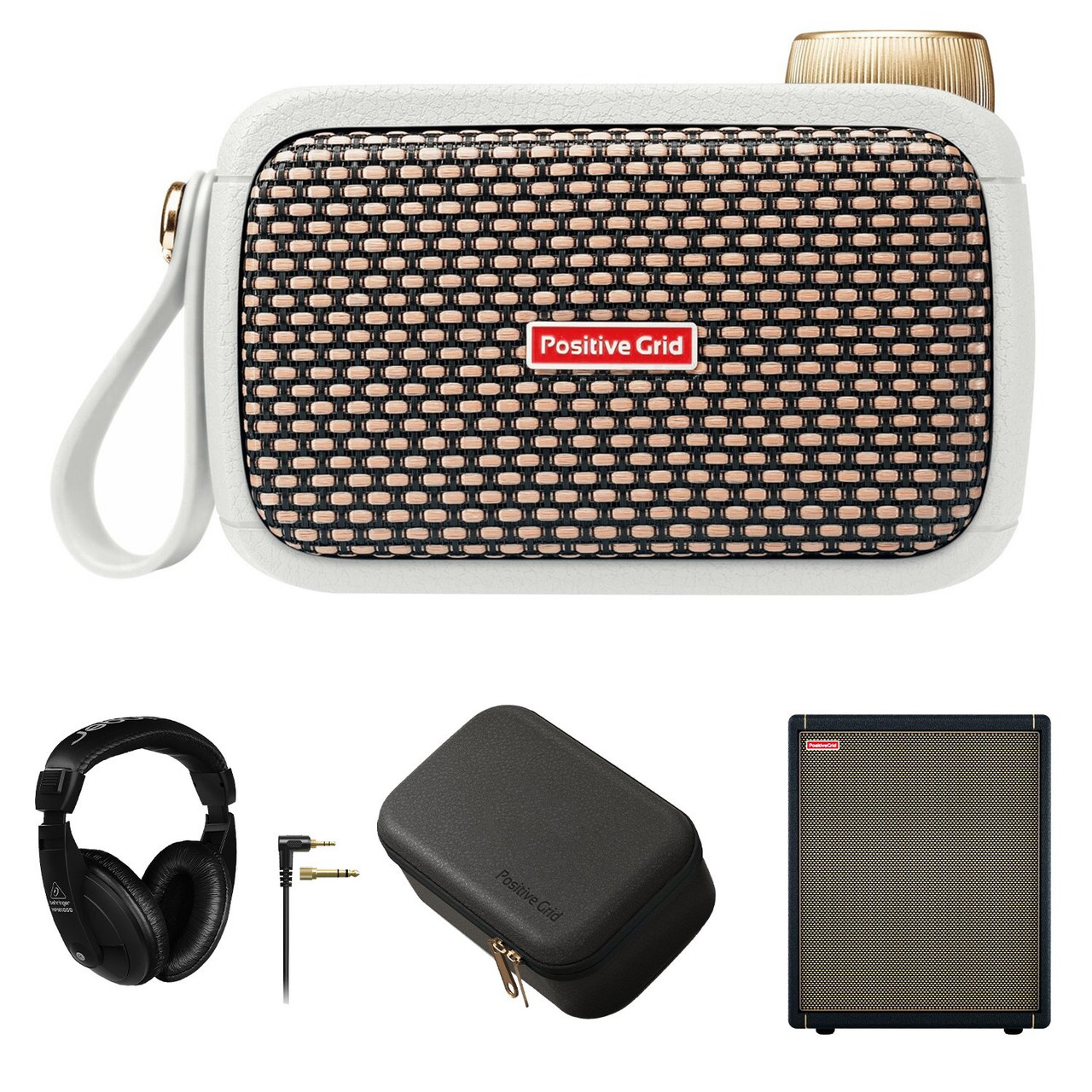 Positive Grid Spark GO Pearl and CAB Gig Bundle Positive Grid Spark GO Pearl and CAB Gig Bundle