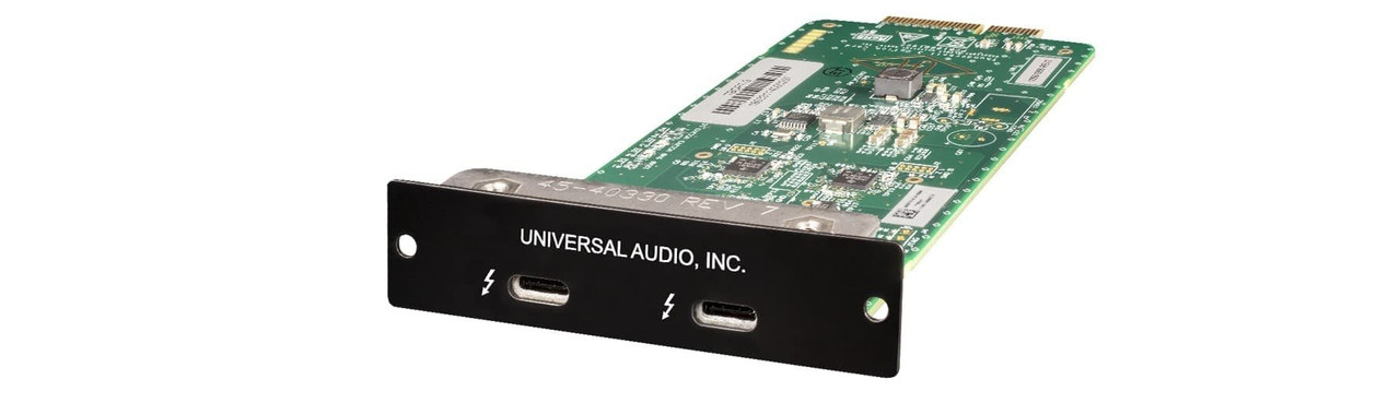 Universal Audio Thunderbolt 3 Option Card for Apollo Rack Interfaces Universal Audio Thunderbolt 3 Option Card for Apollo Rack Interfaces