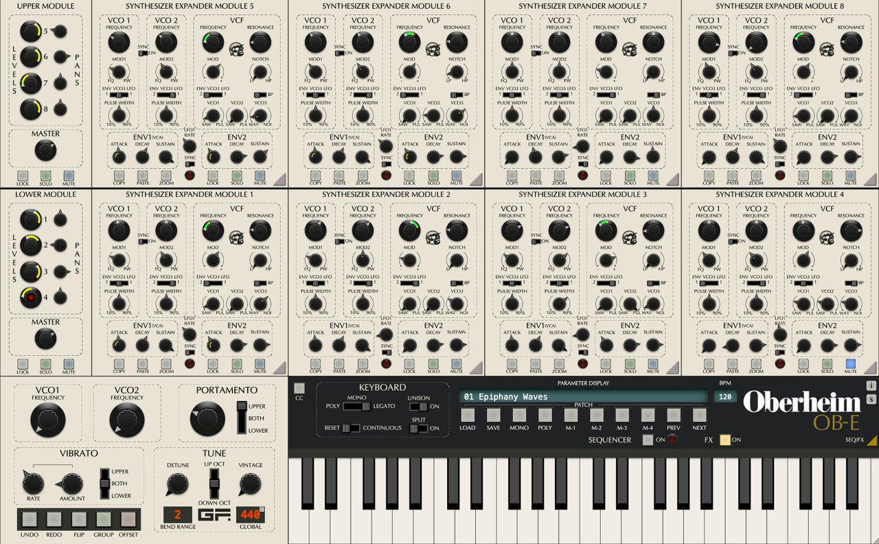 GForce OB-E v2 - 8-Voice Synth Plugin
