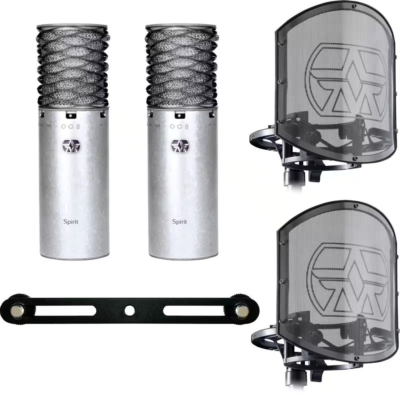 Aston Microphones Spirit Microphone Stereo Pair With Filter & Mount Aston Microphones Spirit Microphone Stereo Pair With Filter & Mount