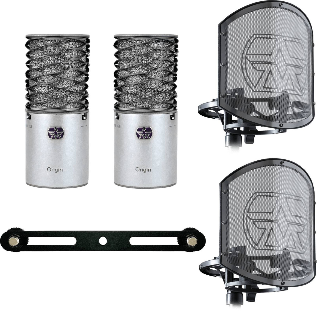 Aston Origin Black Condenser Microphone Bundle with Swiftshield