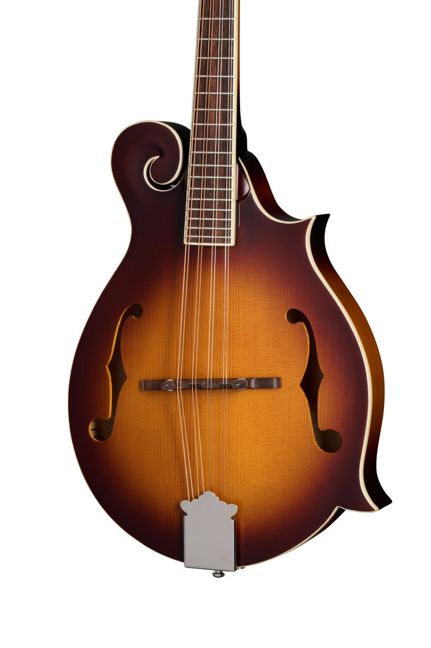 Epiphone Studio F-5 Mandolin With Premium Gig Bag In Vintage Sunburst Satin Epiphone Studio F-5 Mandolin With Premium Gig Bag In Vintage Sunburst Satin