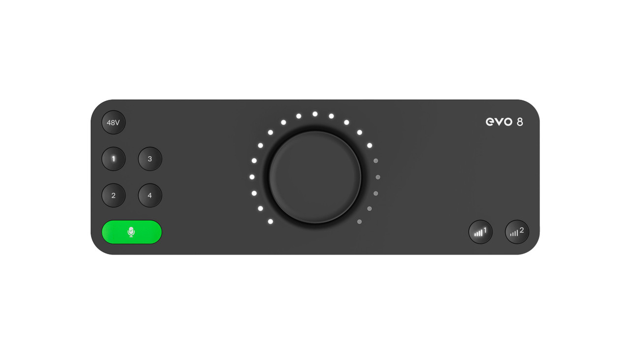 EVO 8 Hi Performance USB 2, Bus Powered Audio Interface, with 4 Mic Pre Amps, Dual Stereo Outs, Loopback & Smartgain EVO 8 Hi Performance USB 2, Bus Powered Audio Interface, with 4 Mic Pre Amps, Dual Stereo Outs, Loopback & Smartgain