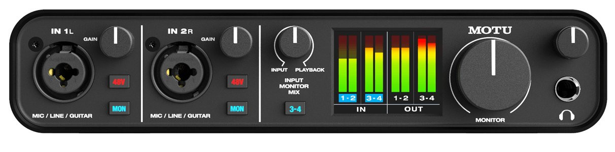 MOTU M4 4-in / 4-out USB-C Audio Interface MOTU M4 4-in / 4-out USB-C Audio Interface