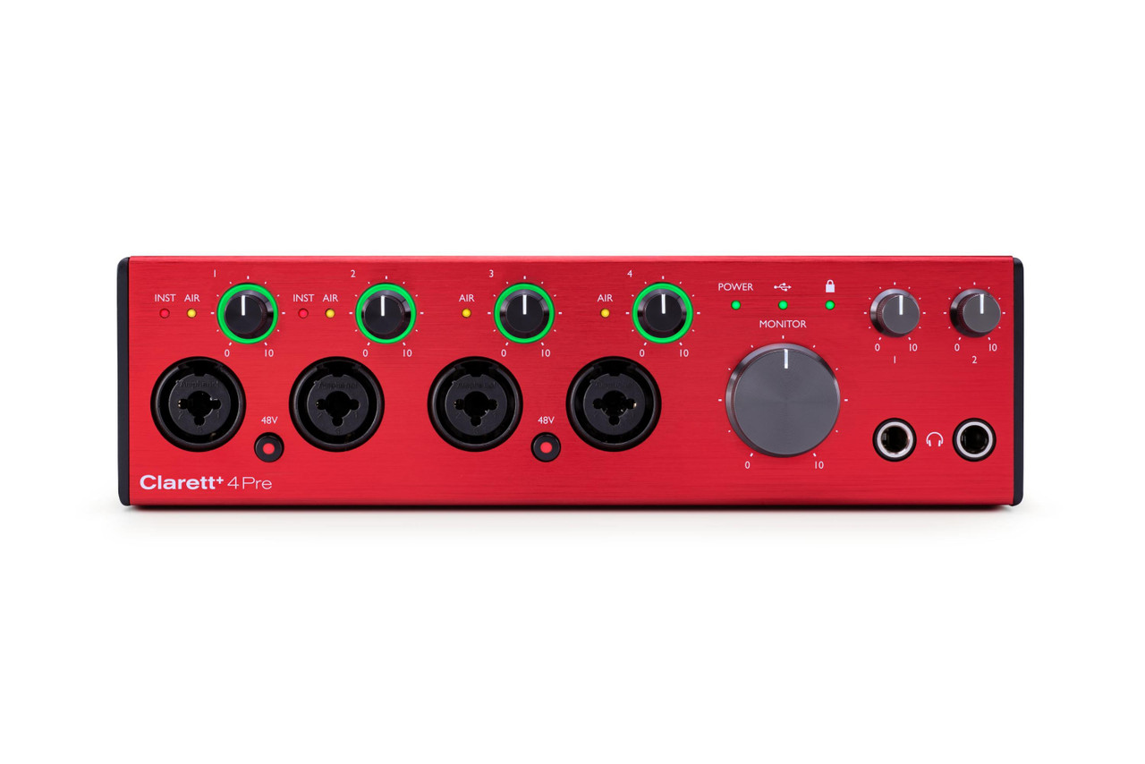 Focusrite Clarett+ 4Pre USB Audio Interface Focusrite Clarett+ 4Pre USB Audio Interface