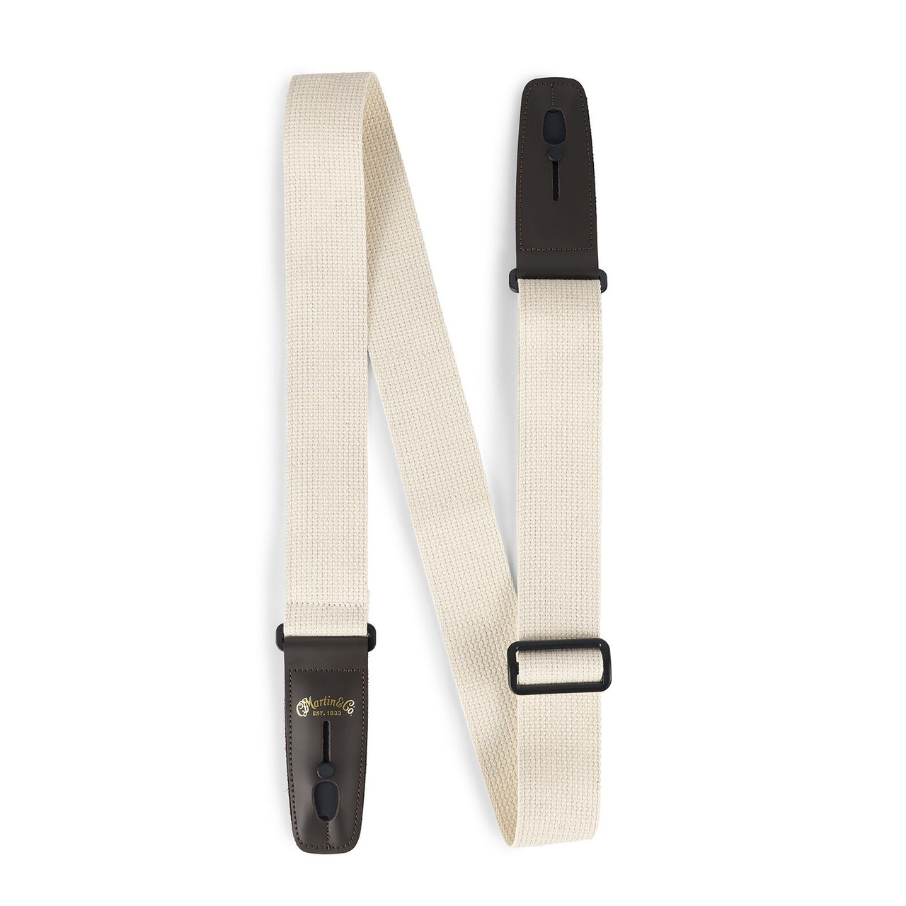 Martin Cotton Weave Lock-It Guitar Strap in Cream
