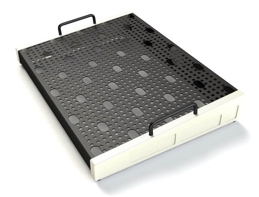 Temple Audio Templeboard DUO 12.5x17in Pedalboard in Vintage White Temple Audio Templeboard DUO 12.5x17in Pedalboard in Vintage White