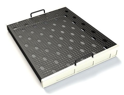 Temple Audio Templeboard TRIO 16.5x21in Pedalboard in Vintage White Temple Audio Templeboard TRIO 16.5x21in Pedalboard in Vintage White