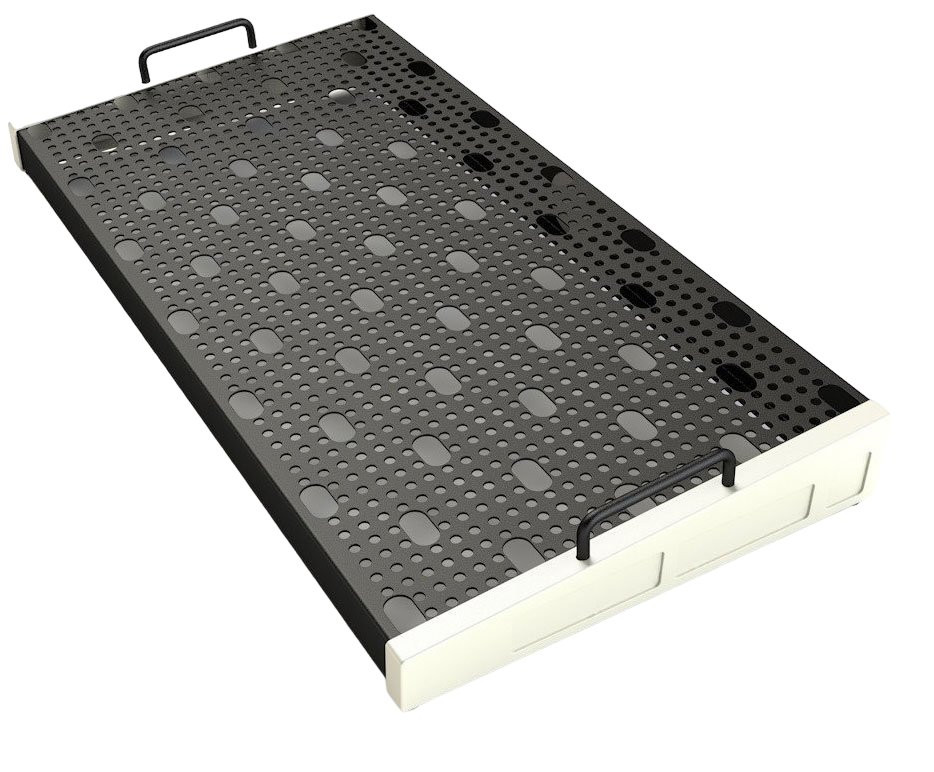 Temple Audio Templeboard DUO 12.5x24in Pedalboard in Vintage White Temple Audio Templeboard DUO 12.5x24in Pedalboard in Vintage White