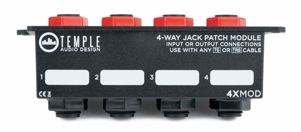 Temple Audio Designs 4-Way Jack Patch Module Temple Audio Designs 4-Way Jack Patch Module