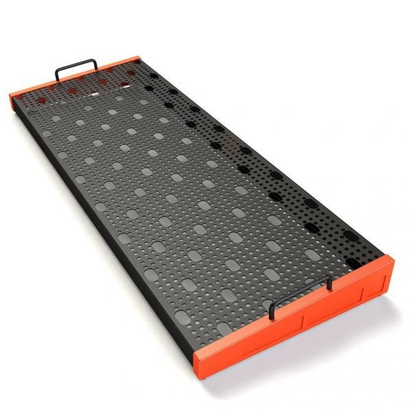 Temple Audio Templeboard DUO 12.5x34in Pedalboard in Temple Red Temple Audio Templeboard DUO 12.5x34in Pedalboard in Temple Red
