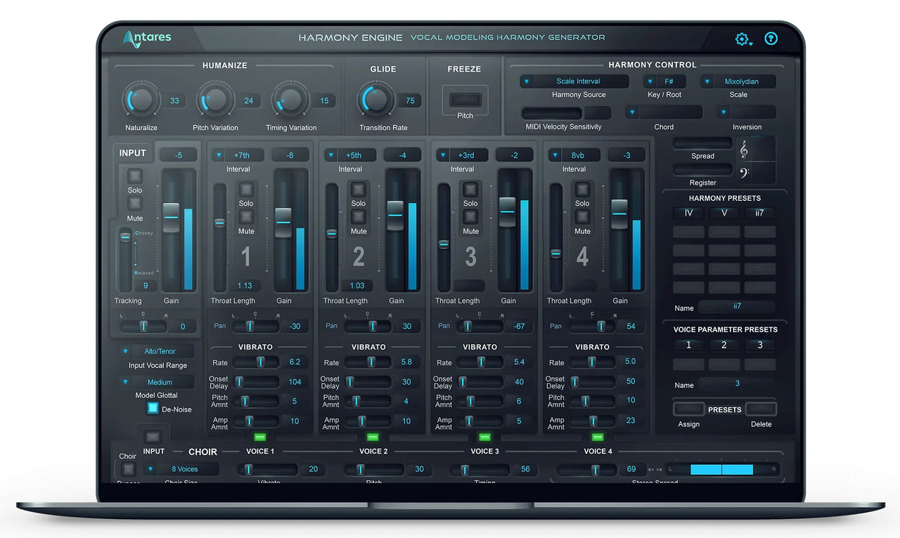 Antares Harmony Engine Evo Vocal Modeling Harmony Generator Antares Harmony Engine Evo Vocal Modeling Harmony Generator