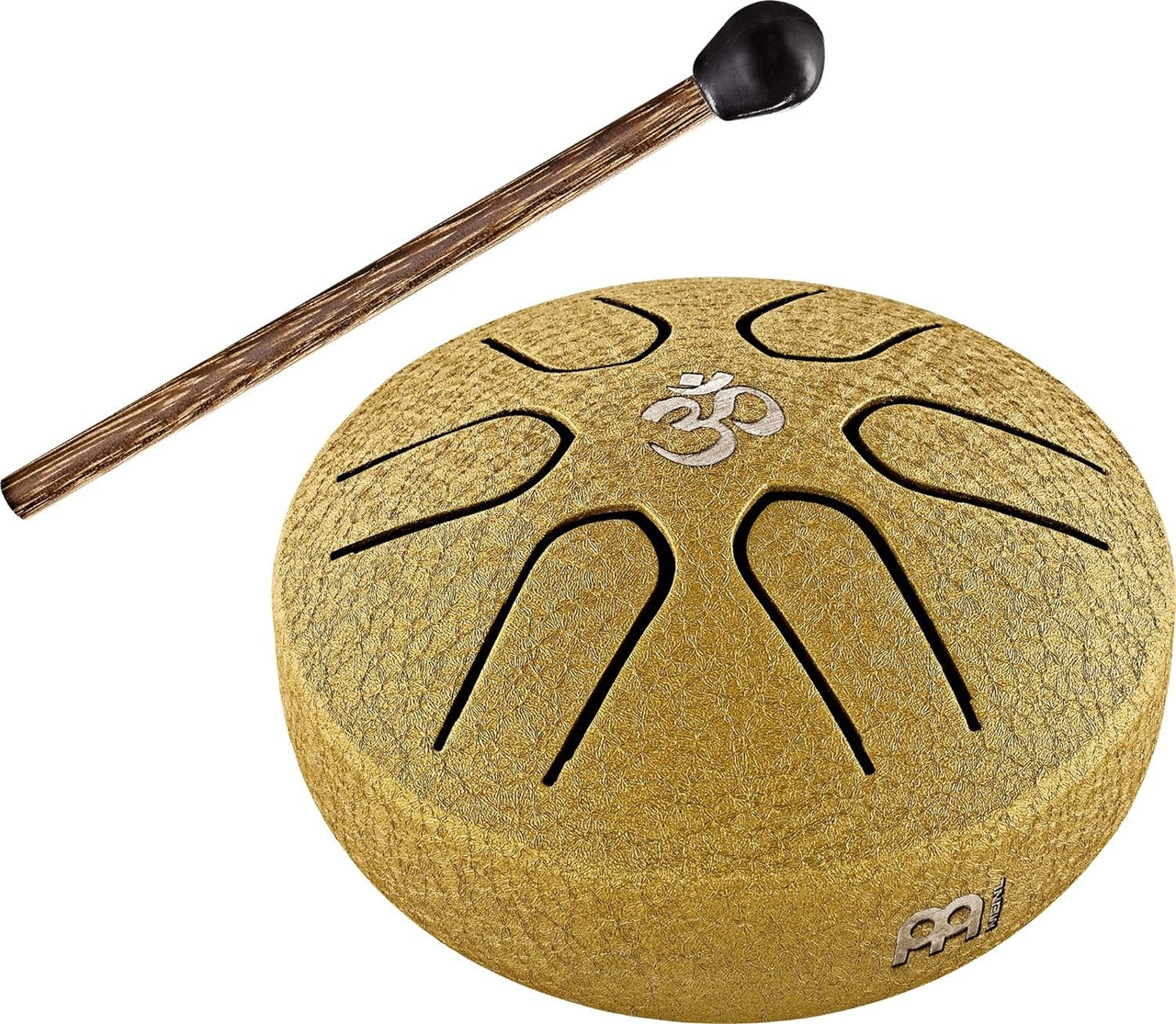 Meinl Sonic Energy Pocket Steel Tongue Drum Gold A Major OM 3in / 7.6 cm diameter Meinl Sonic Energy Pocket Steel Tongue Drum Gold A Major OM 3in / 7.6 cm diameter