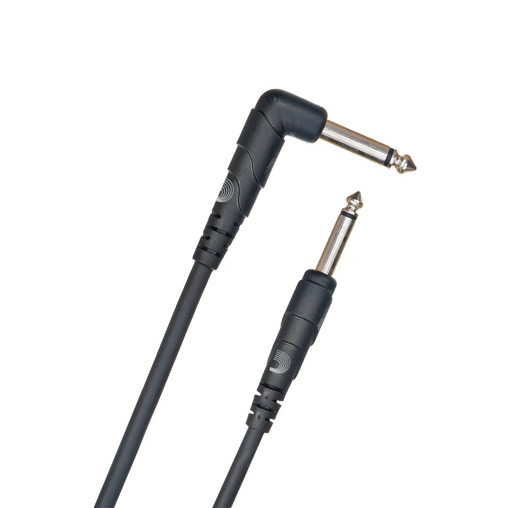 D'Addario Classic Series Instrument Cable with Right Angle Jack, 20 feet D'Addario Classic Series Instrument Cable with Right Angle Jack, 20 feet