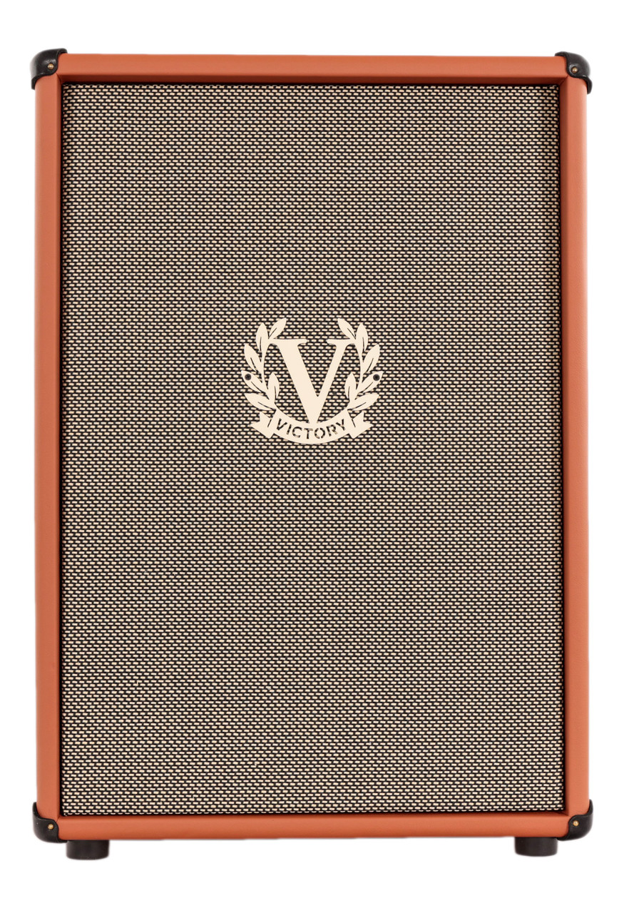 Victory MK 212V Open-Back Speaker Cabinet in Cognac with Celestion Alnico Gold Speakers