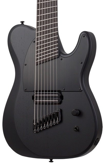 Schecter PT-8 MS Black Ops 8 String in Satin Black Open Pore Schecter PT-8 MS Black Ops 8 String in Satin Black Open Pore