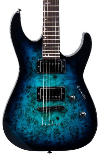 ESP LTD M-200DX NT Electric Guitar in Blue Burst - Andertons Music Co