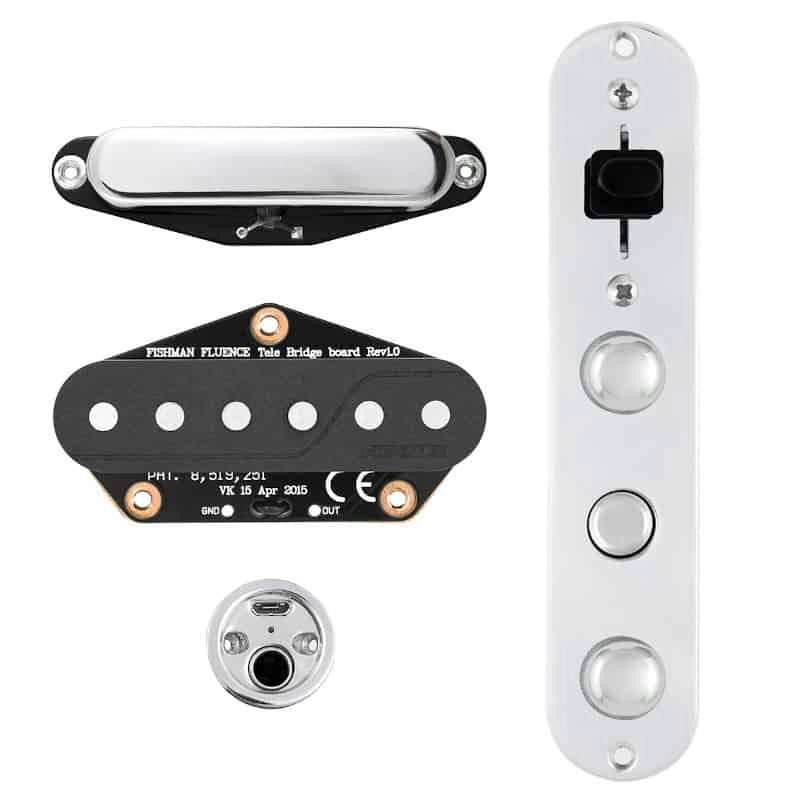 Fishman Fluence Greg Koch Gristle-Tone Signature Tele Set with Onboard li-ion Battery Fishman Fluence Greg Koch Gristle-Tone Signature Tele Set with Onboard li-ion Battery