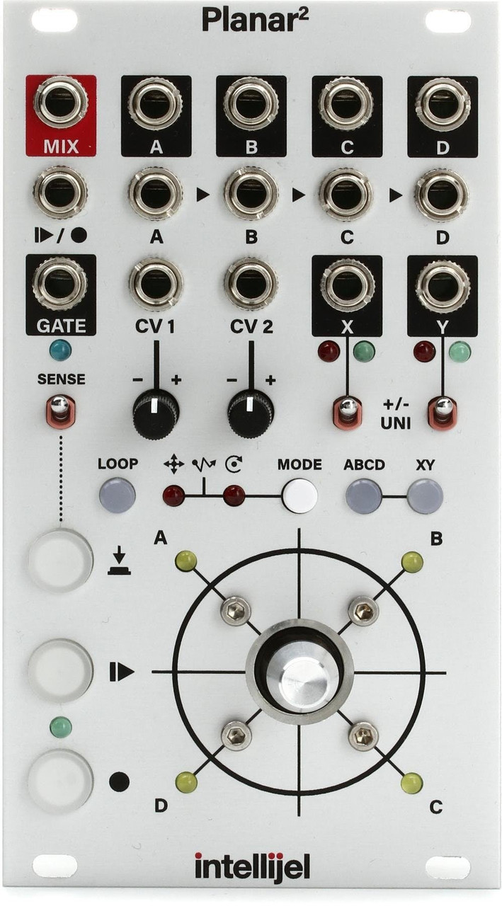 Intellijel Planar 2 - Joystick Controller CV Recorder - Eurorack Module Intellijel Planar 2 - Joystick Controller CV Recorder - Eurorack Module