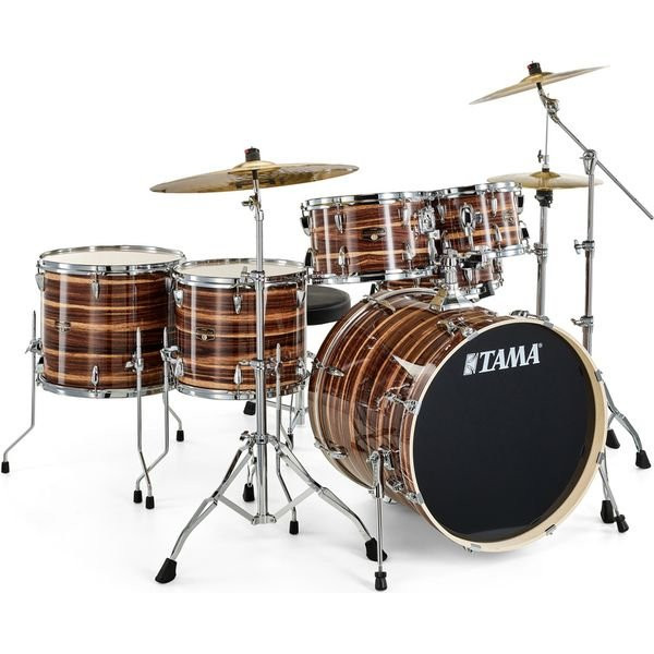 Tama Imperialstar 22" 6-piece Acoustic Drum Kit in Coffee Teak Wrap Tama Imperialstar 22" 6-piece Acoustic Drum Kit in Coffee Teak Wrap
