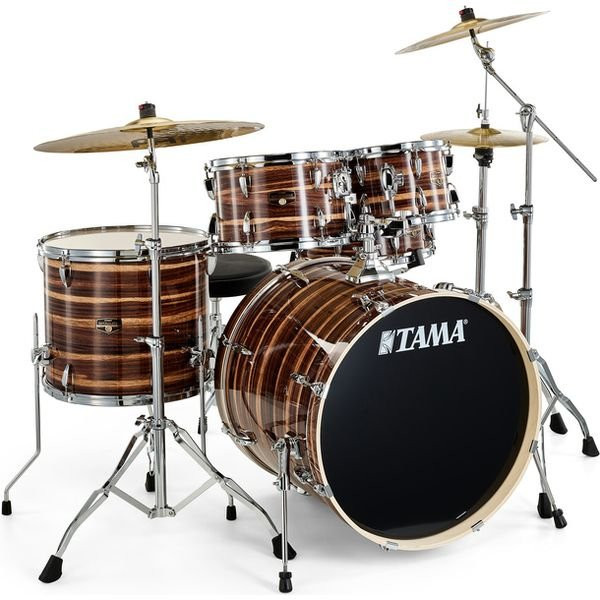 Tama Imperialstar 22" Acoustic Drum Kit in Coffee Teak Wrap Tama Imperialstar 22" Acoustic Drum Kit in Coffee Teak Wrap