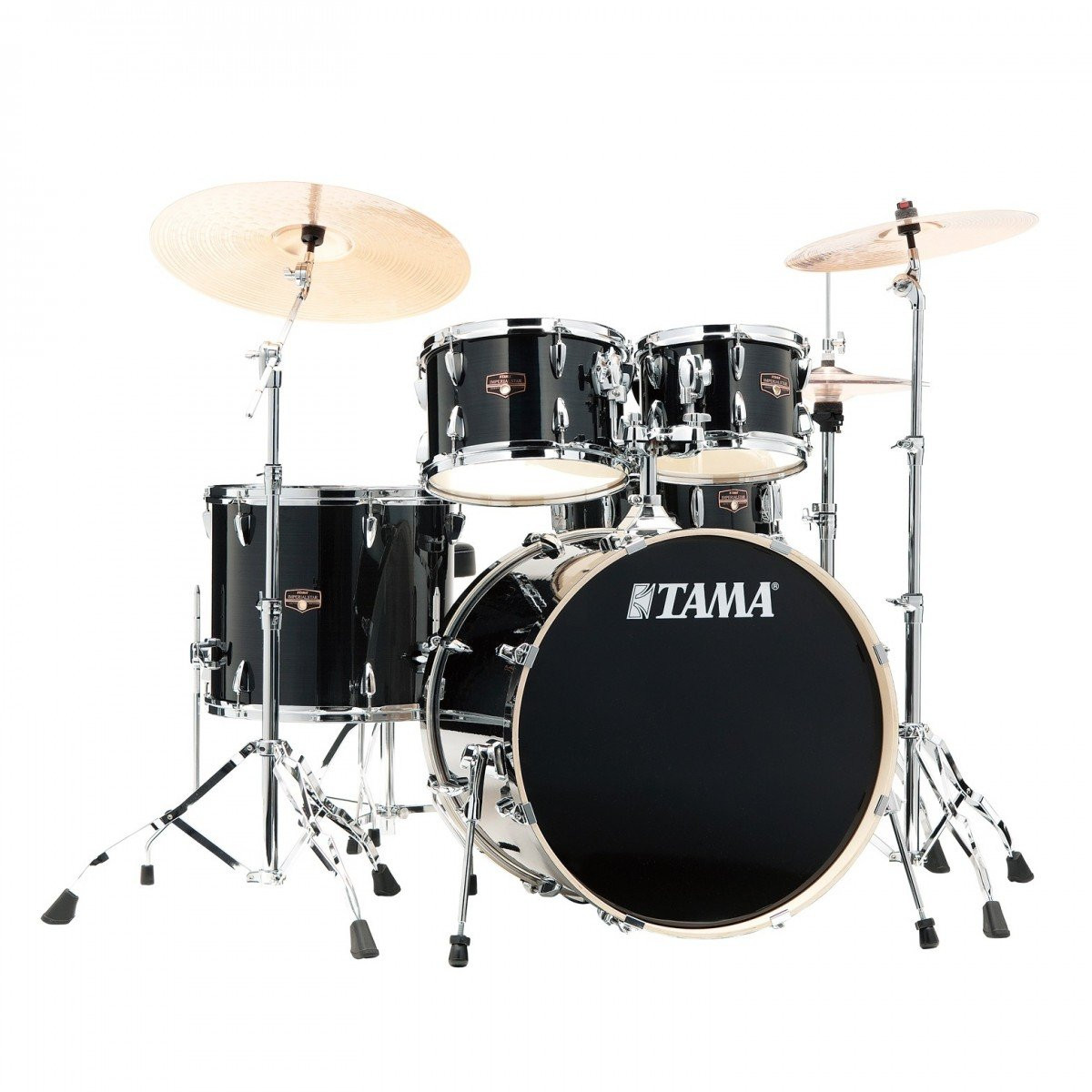 Tama Imperialstar 22" Acoustic Drum Kit in Hairline Black Tama Imperialstar 22" Acoustic Drum Kit in Hairline Black