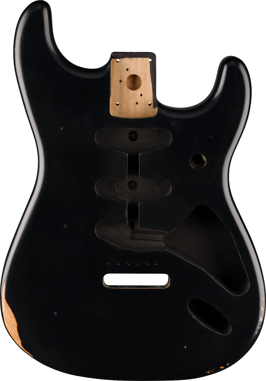 Fender Replacement Road Worn '50s Stratocaster Body in Black Fender Replacement Road Worn '50s Stratocaster Body in Black