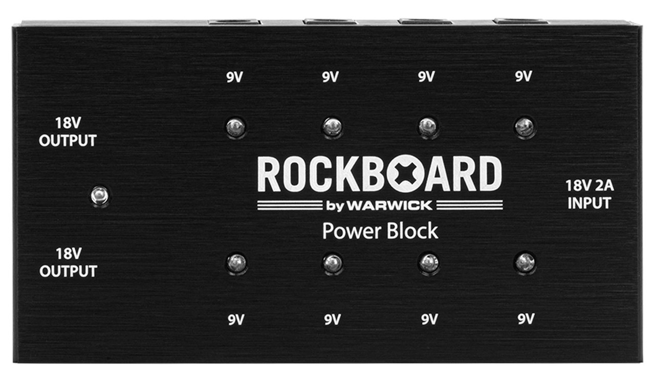 Rockboard Power Block, Multi-Power Supply 9-18v, multi plug
