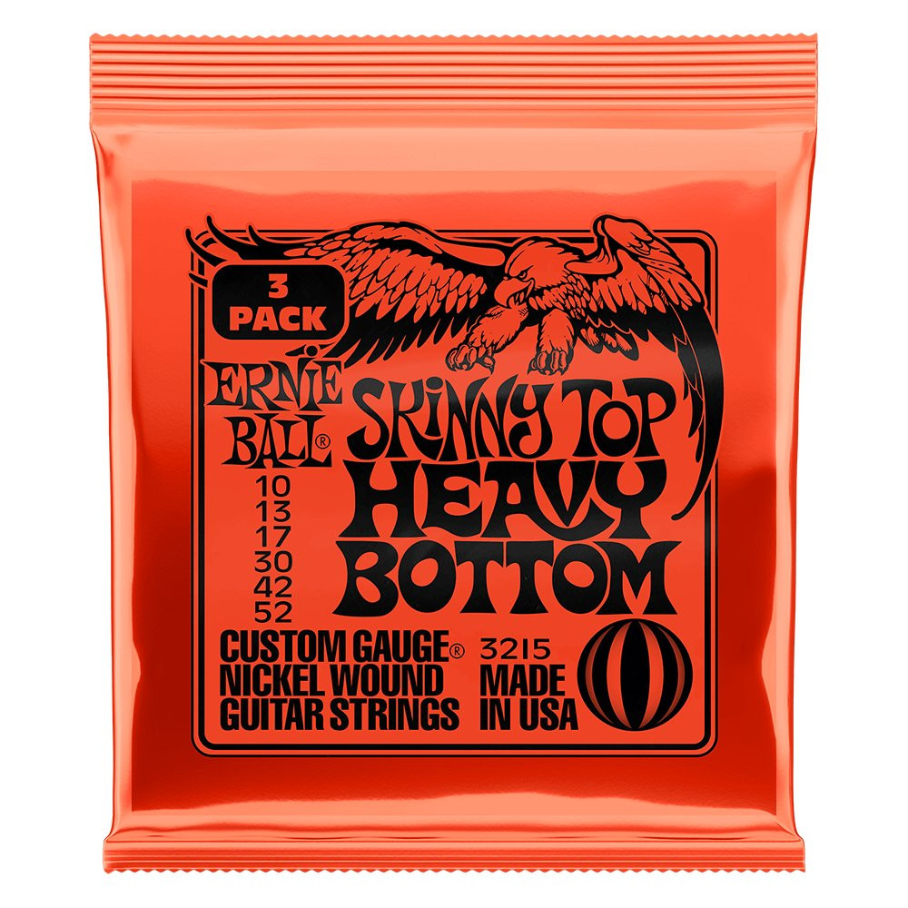 Ernie Ball SKINNY TOP HEAVY BOTTOM 10-52 (3 SET PACK) Ernie Ball SKINNY TOP HEAVY BOTTOM 10-52 (3 SET PACK)